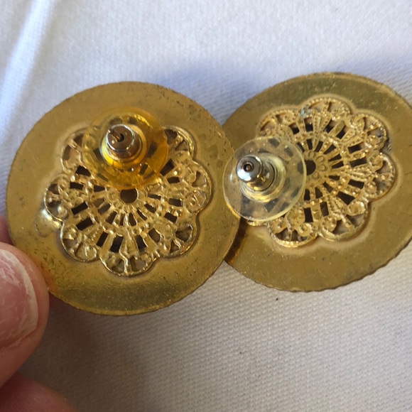 Vintage pearl earrings costume jewelry - Picture 4 of 4